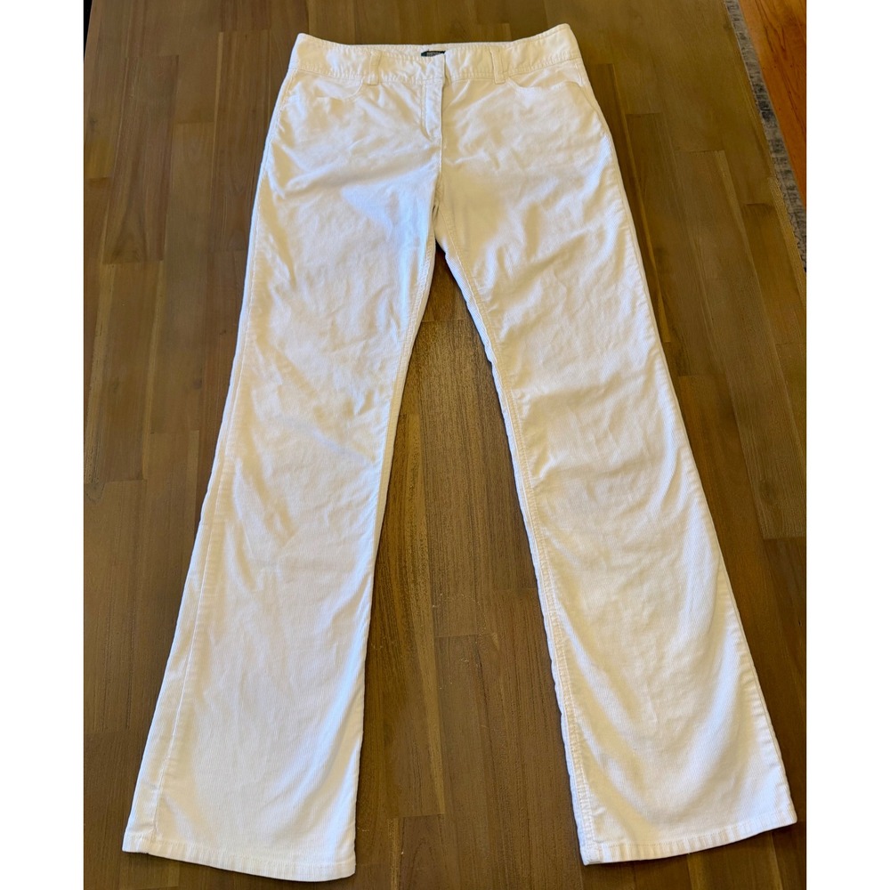 Elegant White Boot Cut Pants